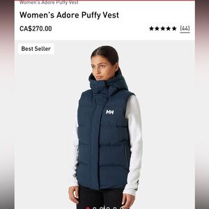 Helly Hansen Women's Adore Puffy Vest - Dark Blue
